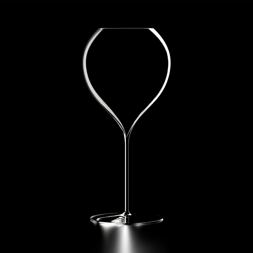 Mouth Blown Wine Glasses Synergie 520ml/17oz Universal Glass Set of 2, Ultralight, Hand-Made, Dishwasher Safe Made From Premium Crystal, Ideal For Tasting Red, White, Rose And Fizzy Wines