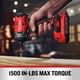 thumbnail image 4 of Destornillador de impacto inalámbrico CRAFTSMAN V20 CMCF813B de 1/4 pulgadas, 4 of 9
