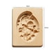 thumbnail image 1 of Molde de sello de galletas herramientas de formas DIY molde de Wdftyju golosinas de madera en relieve 3D galleta de jengibre utensilios de cocina para Muffin fruta suave, 1 of 3