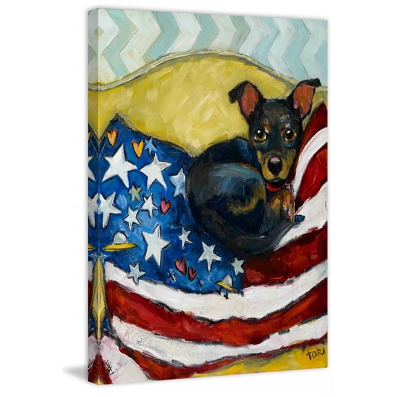 Marmont Hill 'Rescue Me Rescue You' by Tori Campisi Painting Print on Wrapped Canvas