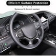 thumbnail image 3 of TINKI Steering Wheel Cover Trim for Honda Pilot 2019-2022/ Honda Passport 2019-2023 Elite, ABS Material Car Steering Wheel Button Frame Decoration Protector Accessories, 3 of 14
