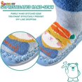 thumbnail image 4 of Spencer 1 Pair Infant Baby Boy Girls Toddlers Animal Moccasins Non-Skid Indoor Slipper Winter Warm Shoes Socks, 4 of 7