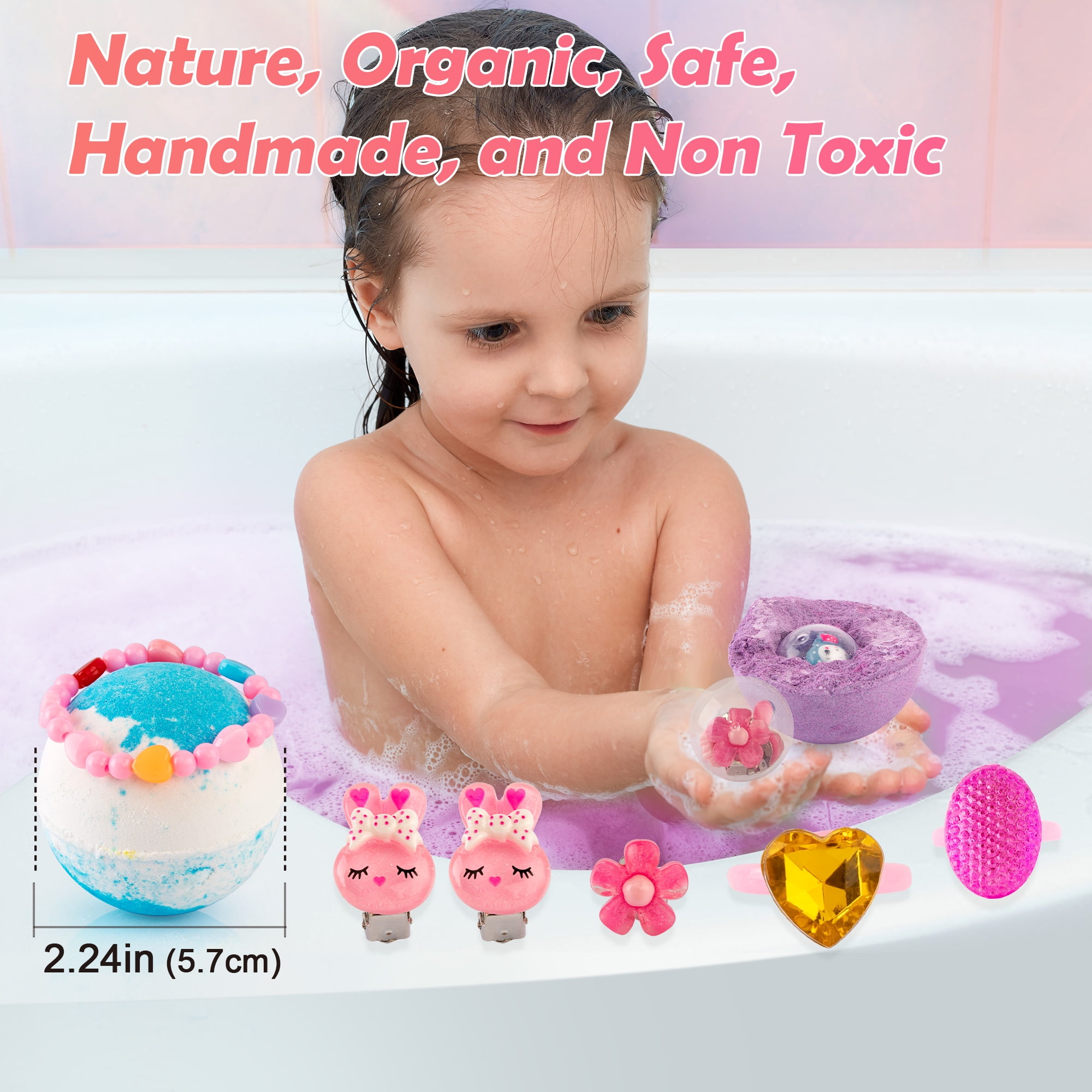 Bath Bombs (Duck) for Kids - Bubble Bath Kids Include 12 Natural Organic  Bathbombs - Ideal Gift as Bath Bomb Set or Bath Bombs Bulk - Bubble Bath  for Women and Kids by DonyaPri