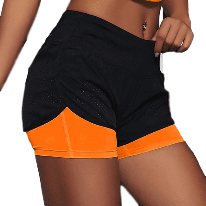 womens slim leg shorts