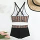 thumbnail image 5 of Traje de baño para mujer Traje de baño dividido con estampado grande para mujer Falda de bikini Traje de baño dividido Trajes de baño para mujer, 5 of 6