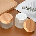 thumbnail image 4 of 1PC Round Glass Jars with Leakproof lids Empty Glass Sample Jars for Makeup Face Cream Eye Cream Lip Balm Tool, 4 of 6