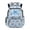 Blue Bow Ball Print, variant on Duck Camo Bow Kids Backpack for School Boys Elementary Large Capacity Daypack with Side Water Bottle Pocket for Camping and Hiking
