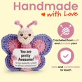 thumbnail image 2 of Muñeca de ganchillo de apoyo emocional PICKLE BUDDIES Positive Butterfly, 2 of 8
