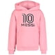 thumbnail image 3 of Sudadera con capucha Messi para niño, manga larga, polar, rosa caramelo, talla 4, 3 of 4