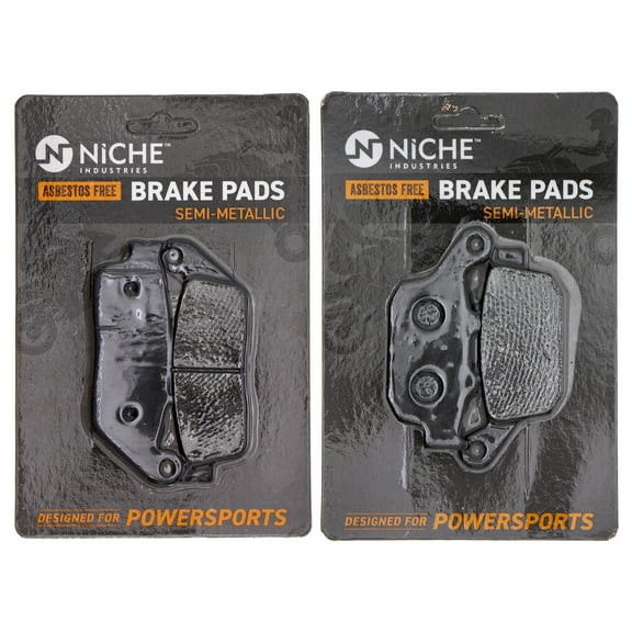 Niche Complete Semi-Metallic Brake Pad Set for Honda CBR250R Motorcycle MK1002549