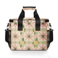 thumbnail image 7 of FORMRS Insulated Cooler Bag 24 Cans Capacity Soft Leakproof Lunch Box with Side Pockets, Retro Pink Stars, 7 of 7