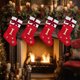 thumbnail image 1 of Knitted Hosiery Wool Hosiery Embroidered Letter Children's Candy Gift Bag Christmas Stocking Gift Bag, 1 of 6