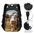 thumbnail image 3 of Balery Countryside Flower Cow Mochila con carga USB para hombre y mujer - Mochila impermeable y antirrobo para portátil con puerto USB para viajes, trabajo, estudios y universidad, 3 of 7