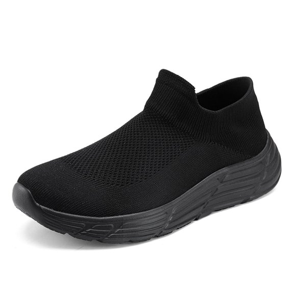 LASUDRAA Men's Sneakers Slip On Casual Shoes Breathable Walking Fit Mesh Running shoes