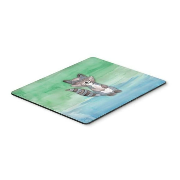 Raccoon Watercolor Mouse Pad, Hot Pad or Trivet