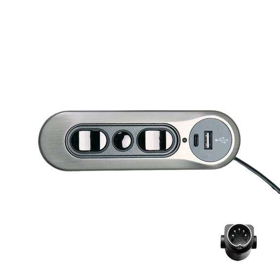 Kaidi 5 Button 5 Pin Switch Hand Control Model KDH249D Replacement with Dual USB A C Ports for Recliner