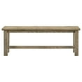 thumbnail image 3 of Coaster Cardova 51" Rubberwood Dining Bench in Vineyard Oak, 3 of 8