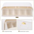 thumbnail image 5 of UPKOCH White Hanging Underwear Organizer with Lid for Neat Closet Storage, 5 of 6