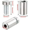 thumbnail image 2 of LAICAIW 24 Pack Sign Standoff Screws 1/2 x 1 Inch, Advertising Glass Standoff Nail Hardware, Stainless Steel Standoffs for Glass Panel Plexiglass Picture, 2 of 7
