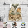 thumbnail image 3 of Coolnut Autumn Pumpkin Floral Hand Towels 2 PCS, Ultra Soft and Highly Absorbent, Retro Watercolor Fall Decorative Fingertip Towel for Home, Bathroom, Kitchen, 28.3"x14.4", 3 of 4