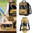 thumbnail image 3 of Yuyamidu School Bus Print Backpack and Lunch Box for Boys 5-7 Yellow Bookbag for Girls 3rd Grade Elementary School Bag and Lunch Bag Pencil Case Water Bottle Pouch 4 in 1 Kids Book Bags Set, 3 of 7