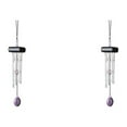 thumbnail image 1 of Guardoinrt Exquisite Wind Chimes With Intricate For Refined Look Wind Chime Pendant Small Wind Chimes Materials black 2Set, 1 of 6