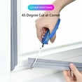 thumbnail image 4 of ICERUN 196 Inch Window Draft Stopper Foam Seal Strip,Self Adhesive Door Weather Stripping Top and Side Door Seal Strip,Soundproof Window Insulation Tape and Door Bottom Sweep Noise Gap Blocker, 4 of 6