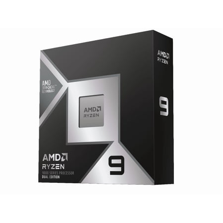 AMD Ryzen 9 9950X3D2 Dual Edition Desktop Processor - 16 Cores and 32 Threads - Up to 5.60GHz Max Boost Clock - 208MB Cache (L2+L3) - AM5 CPU Socket - 200W Default TDP