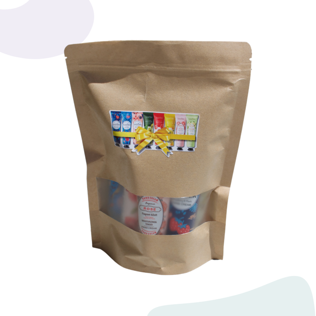 Paquete 8 Cremas de Manos de Bolsillo Sadoer Toronja, Fresa, Aguacate, Arándano, Manzanilla, Limón, Durazno, Rosas