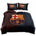 thumbnail image 2 of Football NBA Basketball Ball Standard Bedding Three-piece Set, Microfiber, Team Duvet Cover, Suitable For Boys And Girls-sebneei, 2 of 3