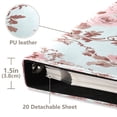 thumbnail image 4 of WOBOGO Vintage Floral Lace Photo Albums 20 Pages Large Capacity DIY Self-adhesive Page PU Leather Cover for Family Wedding Anniversary Baby Vacation Photos 24×11.8in, 4 of 9