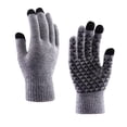 thumbnail image 2 of SZXZYGS Touchscreen Protector Thermal Gloves for Cold Weather Riding Featuring Knitted Antiskid Design and Fashionable Finger Style for Outdoor Activities, 2 of 8