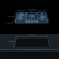 thumbnail image 4 of Empava Cuisinière à Gaz 30 Po. avec 5 Brûleurs Scellés de 3e Génération en Acier Inoxydable, 4 of 6