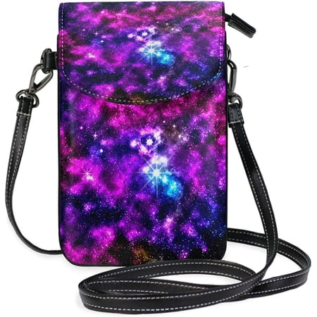 Two-tone Leather And Tulle Nebula Crossbody