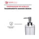 thumbnail image 2 of Dispensador De Jabon Acrilico Transparente Namaro Design BA-436232, 2 of 4