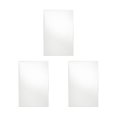 thumbnail image 1 of GROWTH TANK 3 Pieces Sturdy Mirror Plate Photo Props Decoration Reflector Home Decor Serving 14x21cm, 1 of 7
