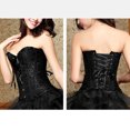 thumbnail image 3 of Corsé Bustier para mujer, corsé ajustable Vintage Overbust, corsé para vestido de novia, 3 of 8