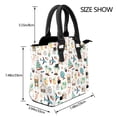 thumbnail image 2 of Zufioo Travel1 Print Leather Rivet Shoulder Bag, Microfiber PU Leather Adjustable Shoulder Strap Handbag, Ideal Gift for Women-One Size, 2 of 3