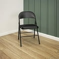 thumbnail image 4 of COSCO Vinyl Folding Chair, 4 Pack, Black, 4 of 10