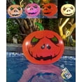 thumbnail image 2 of Calabaza de terror de Halloween inflable Rojo Verde 16 pulgadas que cambia de color, 2 of 5