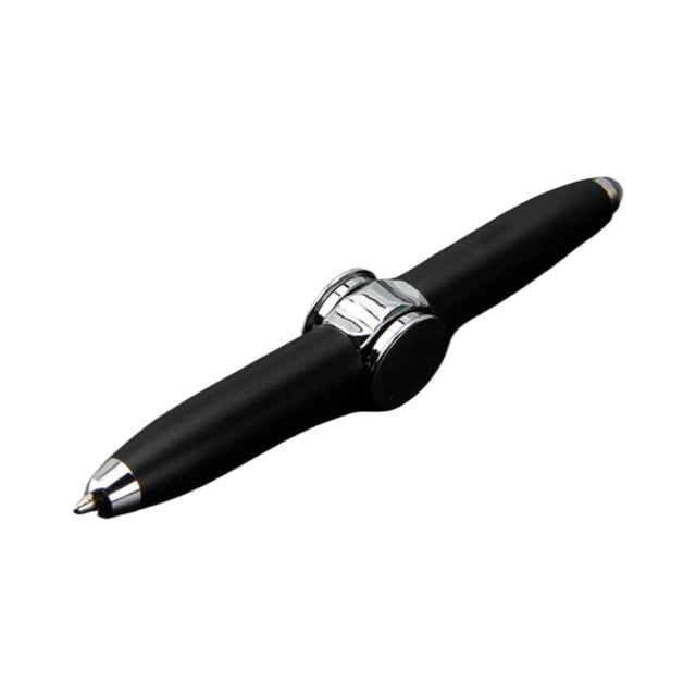 Pen With LED Light Creative Students Decompress Luminous Office Writing To Reduce Stress And Anxiety Fingertip Rotating Metal Ballpoint Pen