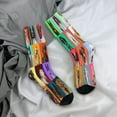 thumbnail image 5 of Lsque Cute doggies Printed Men's Crew Socks, Soft Durable Breathable Moisture-Wicking with Odor Control Cotton socks, 5 of 6