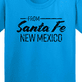 thumbnail image 4 of Inktastic From Santa Fe New Mexico in Black Distressed Text Youth T-Shirt, 4 of 5