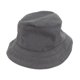 thumbnail image 2 of Sombrero de muñeca portátil, sombrero de cubo en miniatura, sombrero de pescador, tocado de tela suave. Gris, 2 of 8
