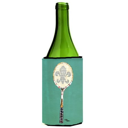 

Fleur De Lis Tennis Wine bottle sleeve Hugger