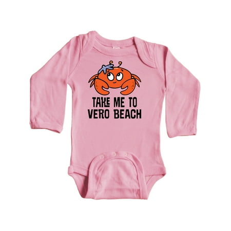 

Inktastic Vero Beach Florida Travel Gift Gift Baby Boy or Baby Girl Long Sleeve Bodysuit