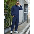 thumbnail image 3 of COOFANDY Mens Jogger Sets Casual Full Zip Jogging Sweat Suit Workout Sports Set Sportswear Gym Track Suit, 3 of 6