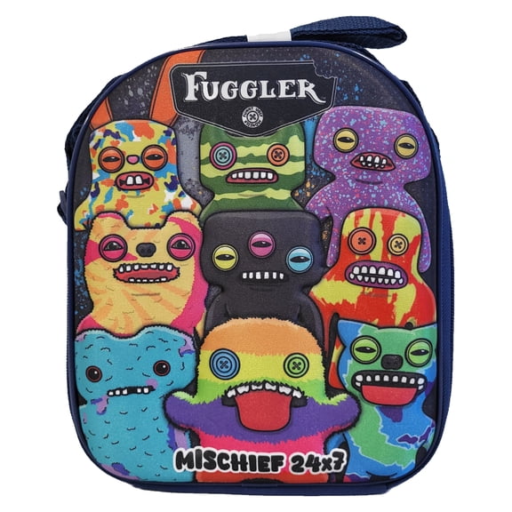 Fuggler Lunch Box Bag Insulated - 3D Pop-Up Tote Snack Case - Back to School Special