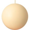thumbnail image 1 of Biedermann & Sons Round-Shaped 4-Inch Diameter Ball Candles, Cream, Set of 6, 1 of 6