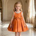 thumbnail image 2 of WhouRiu Girls Elegant Sleeveless Dress Wedding Birthday Party Gown Cute Bow Ruffle Princess Dresses, 2 of 8